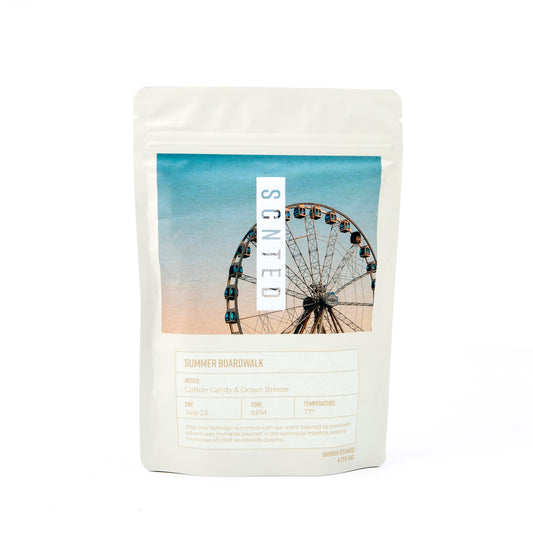 Cotton Candy and Ocean Breeze Shower Steamer Tablets – 6-Tablet Bag | Summer Boardwalk