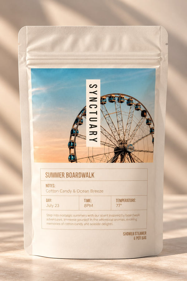 Summer Boardwalk pouch